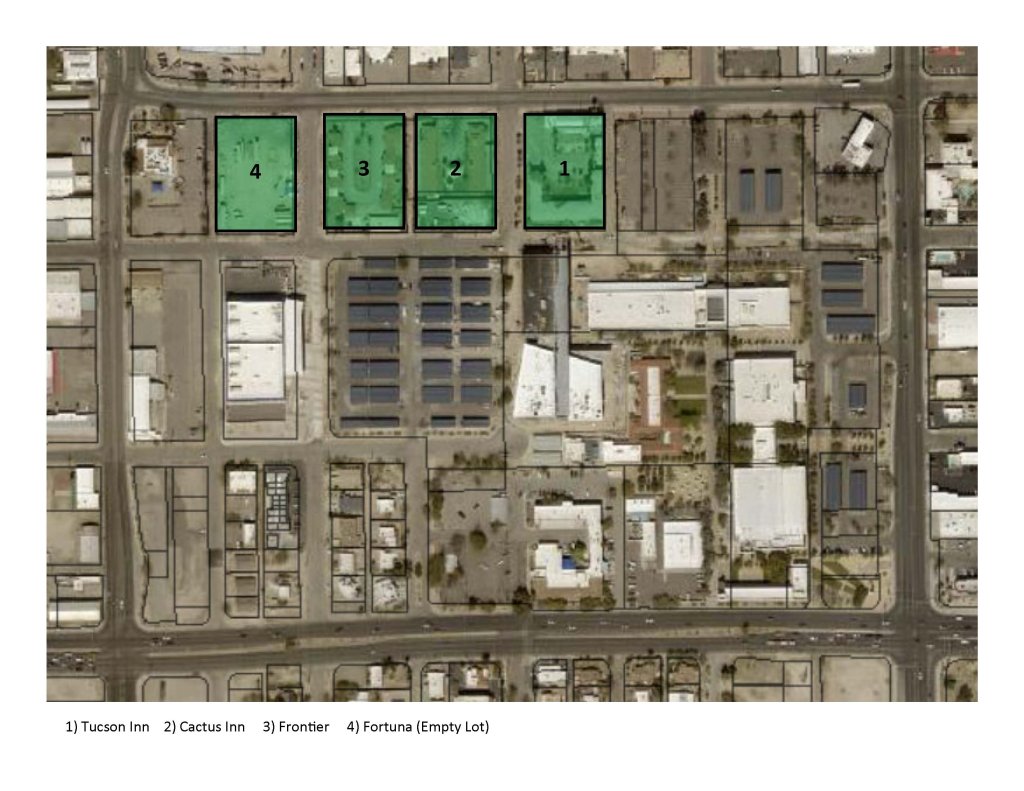 Aerial View of Drachman Roof tops