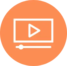 Orange Video Icon